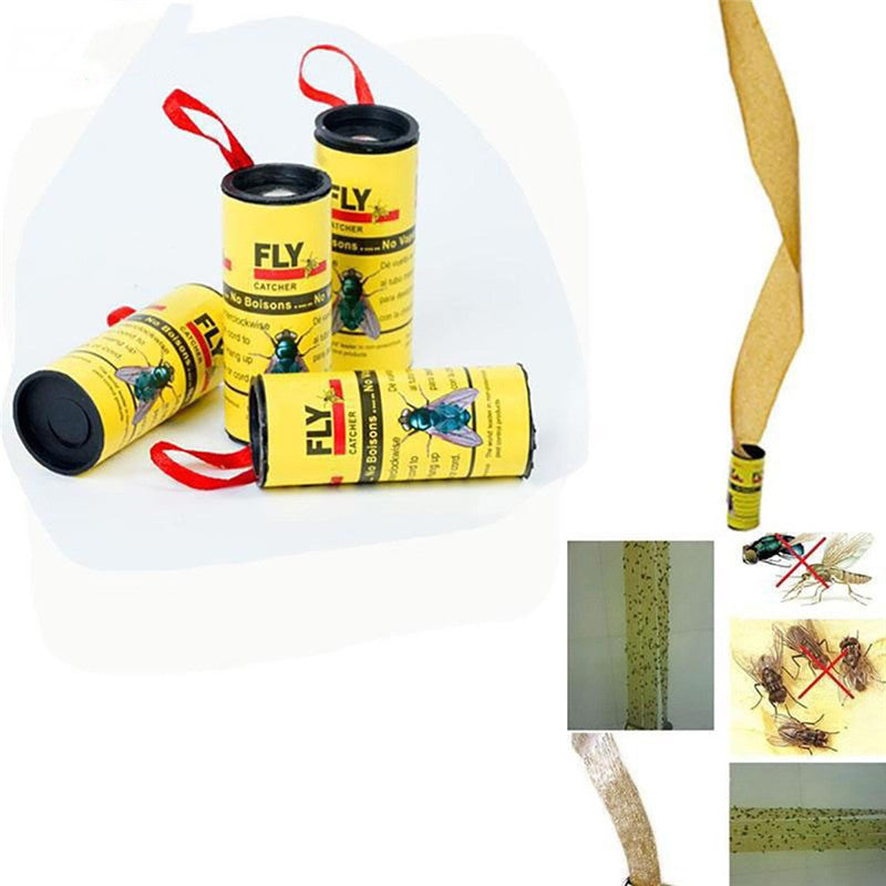 502 Super Glue Fly Roll — Non-Toxic Insect & Fly Trap for Home & Garden