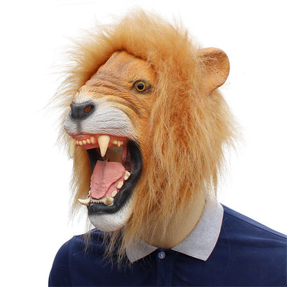 Cute Lion Latex Mask – Halloween & Costume
