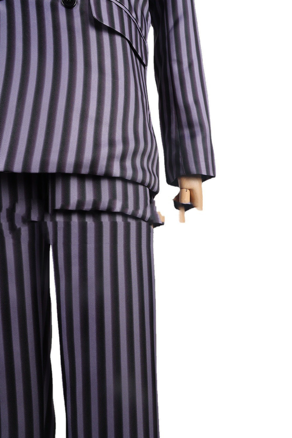 Wednesday Striped Cosplay Costume