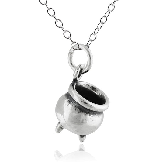 Creative Halloween Wizard's Cauldron Necklace