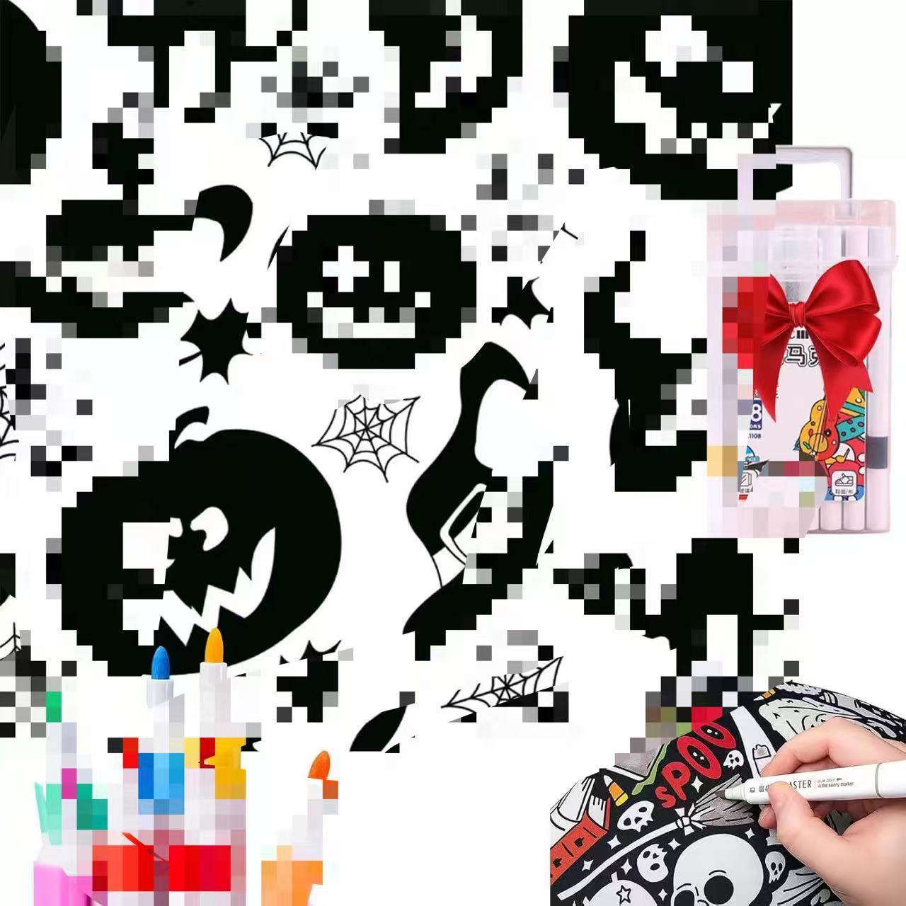 DIY Coloring Blanket with Markers Creative Color Your Own Throw Blanket
