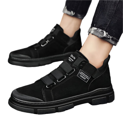 Men’s Suede Winter Slip-Ons – Warm Casual Sneakers