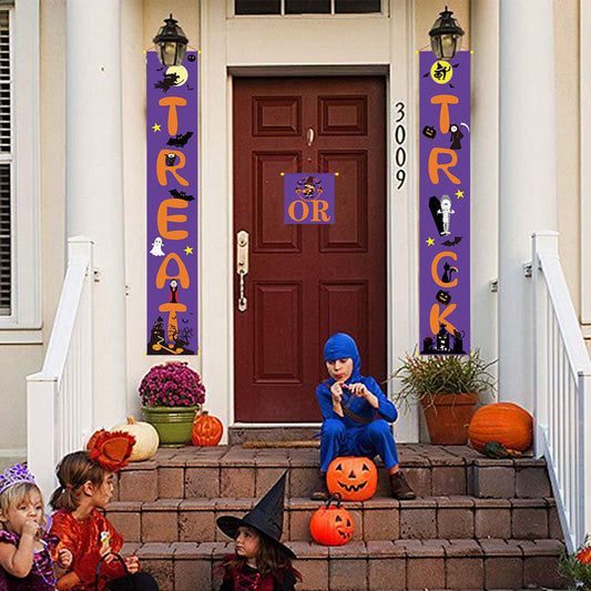 Halloween Outdoor Banner – Spooky Couplets