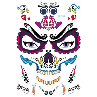 Halloween Face & Body Tattoo Stickers – Fun & Safe