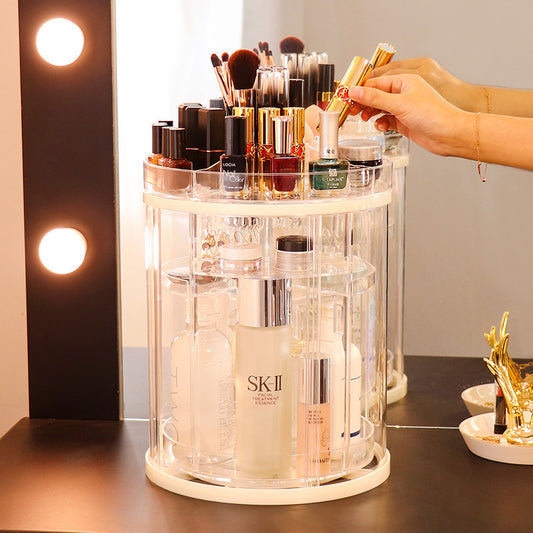 Rotating Cosmetic Organizer – Large Capacity