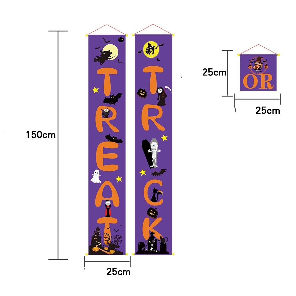 Halloween Outdoor Banner – Spooky Couplets