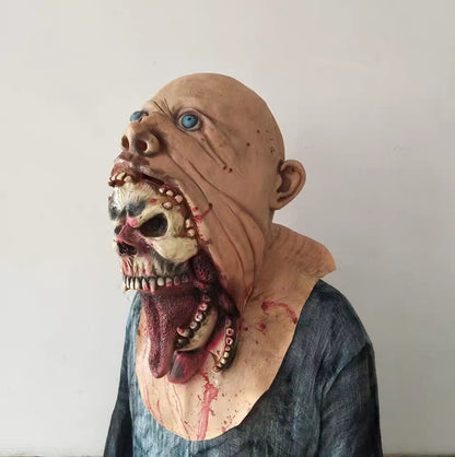 Adult Halloween Ghost & Zombie Mask – Horror Style