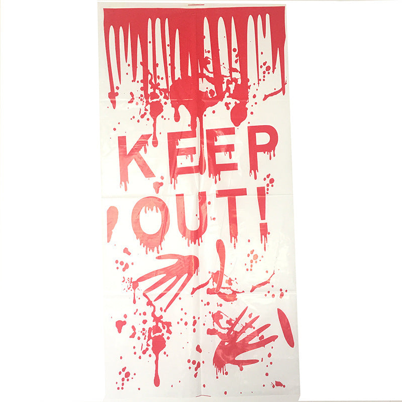 Halloween Horror Window Sticker – PVC Spooky Decor
