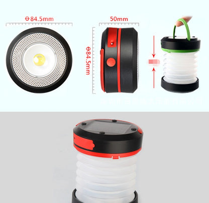 Solar Collapsible Camping Lantern with Power Bank