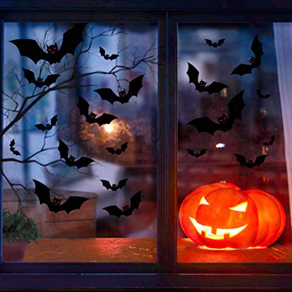 Halloween Hanging Bat Decoration – Realistic & Spooky