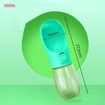 Portable Dog Water Bottle – Travel Feeder Bowl for Pets