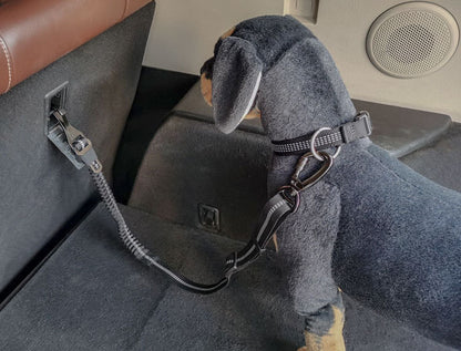 Reflective Dog Car Seat Belt – Adjustable Elastic Pet Safety Leash