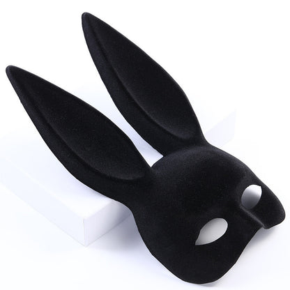 Rabbit Ears Suede Halloween Mask