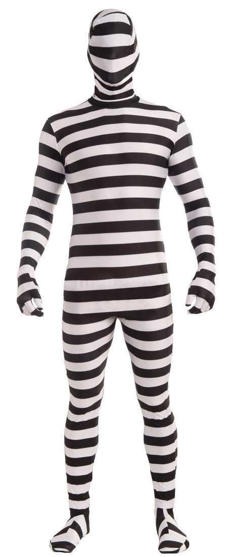 Halloween Black & White Prison Costume