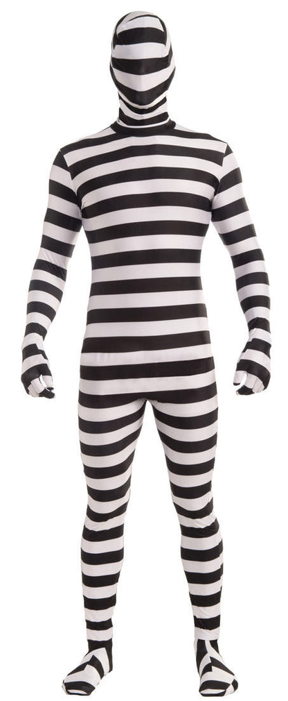 Halloween Black & White Prison Costume