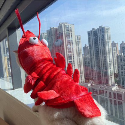 Funny Halloween Lobster Cat Costume – Holiday Pet Wear