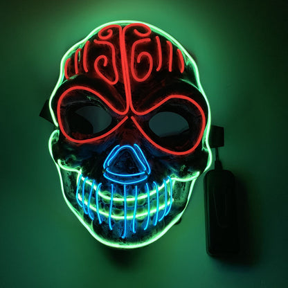 Halloween LED Mask – Luminous Flashing Light Up