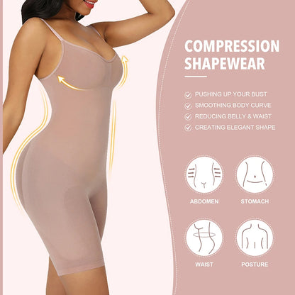 Seamless Shapewear Bodysuit Tummy Control Sculpting Slimming Wear