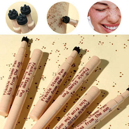 Waterproof Freckle Pen Natural Fake Freckles Makeup 4 Shade Felt Tip