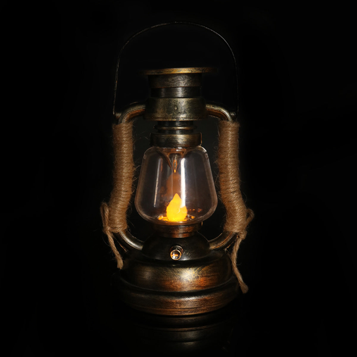 Portable Retro Kerosene Halloween Lantern – Solar Lamp