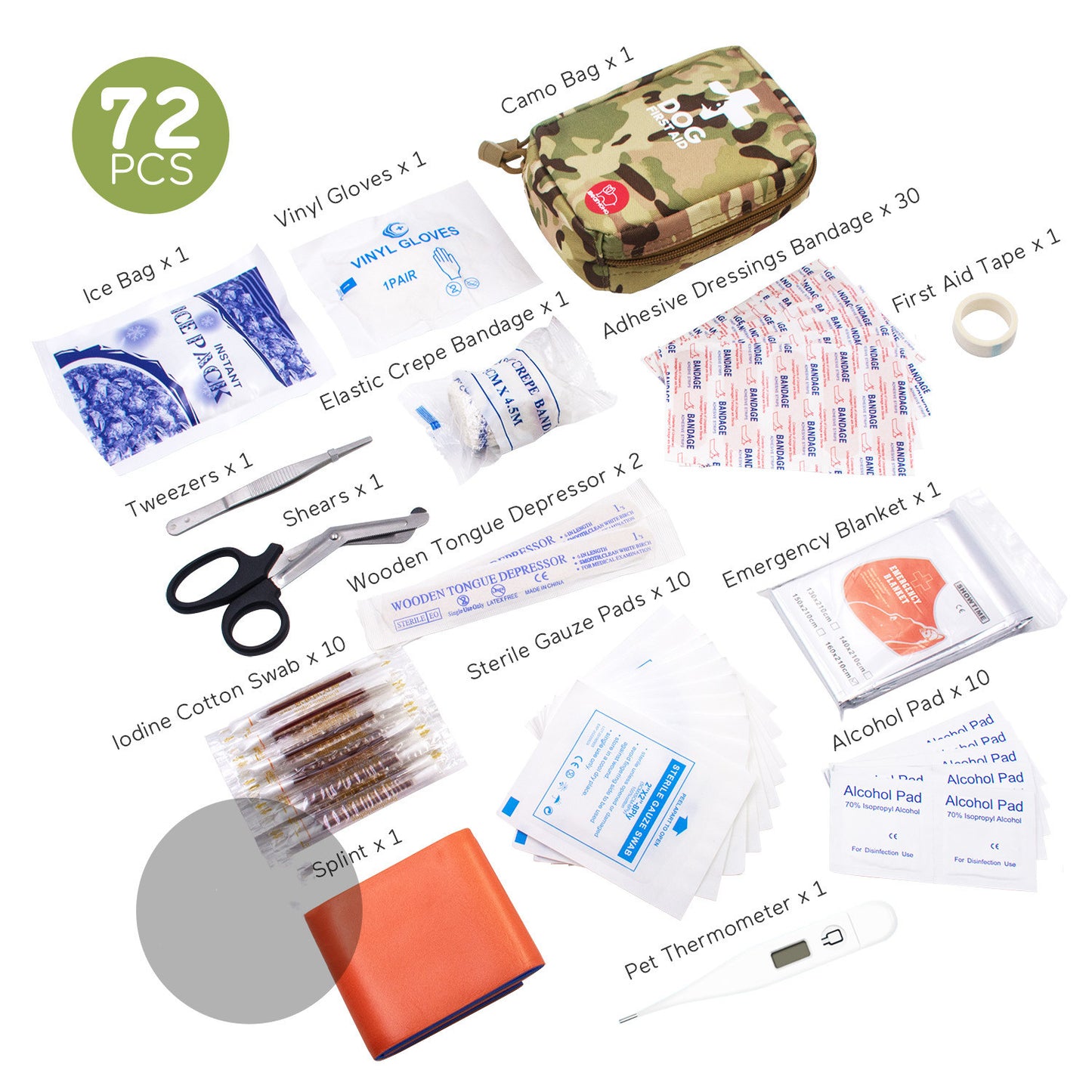 Dog First Aid Kit – Outdoor Travel Emergency Medical Supplies
