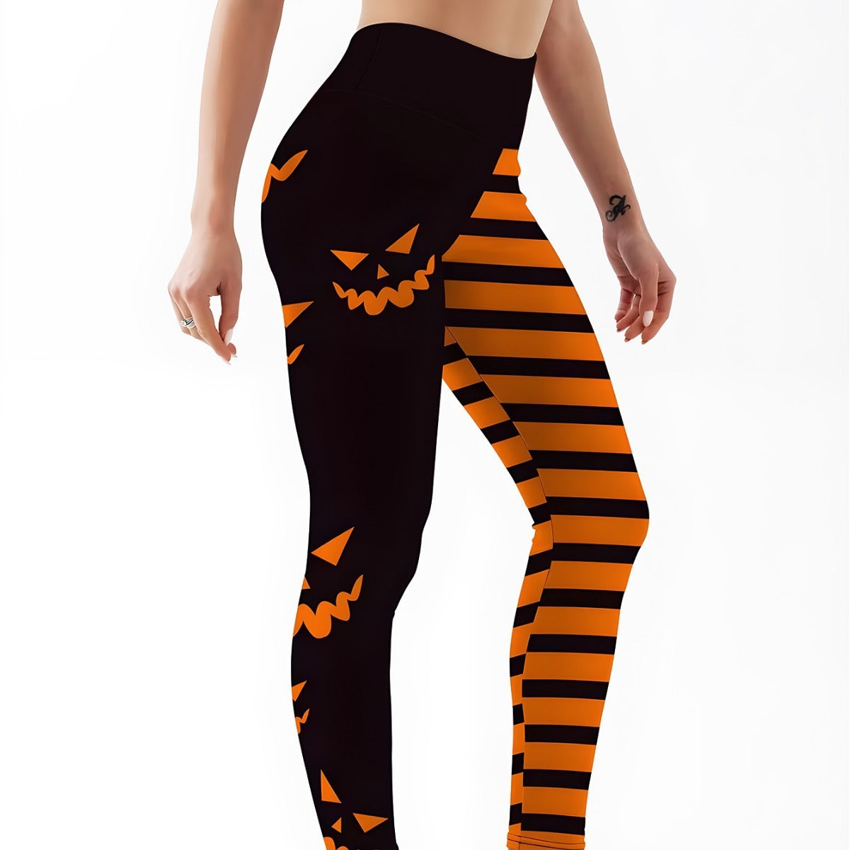 Halloween Printed Yoga Leggings for Women
