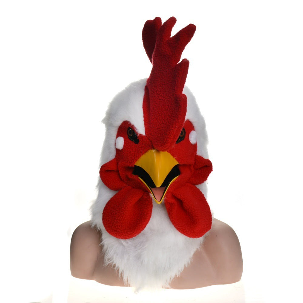 Halloween Yellow Rooster Face Mask