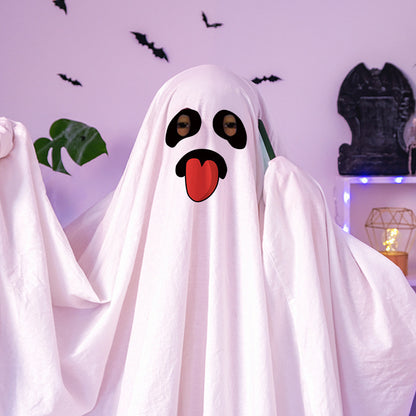 Halloween Ghost Cloak Costume – White & Fun Designs