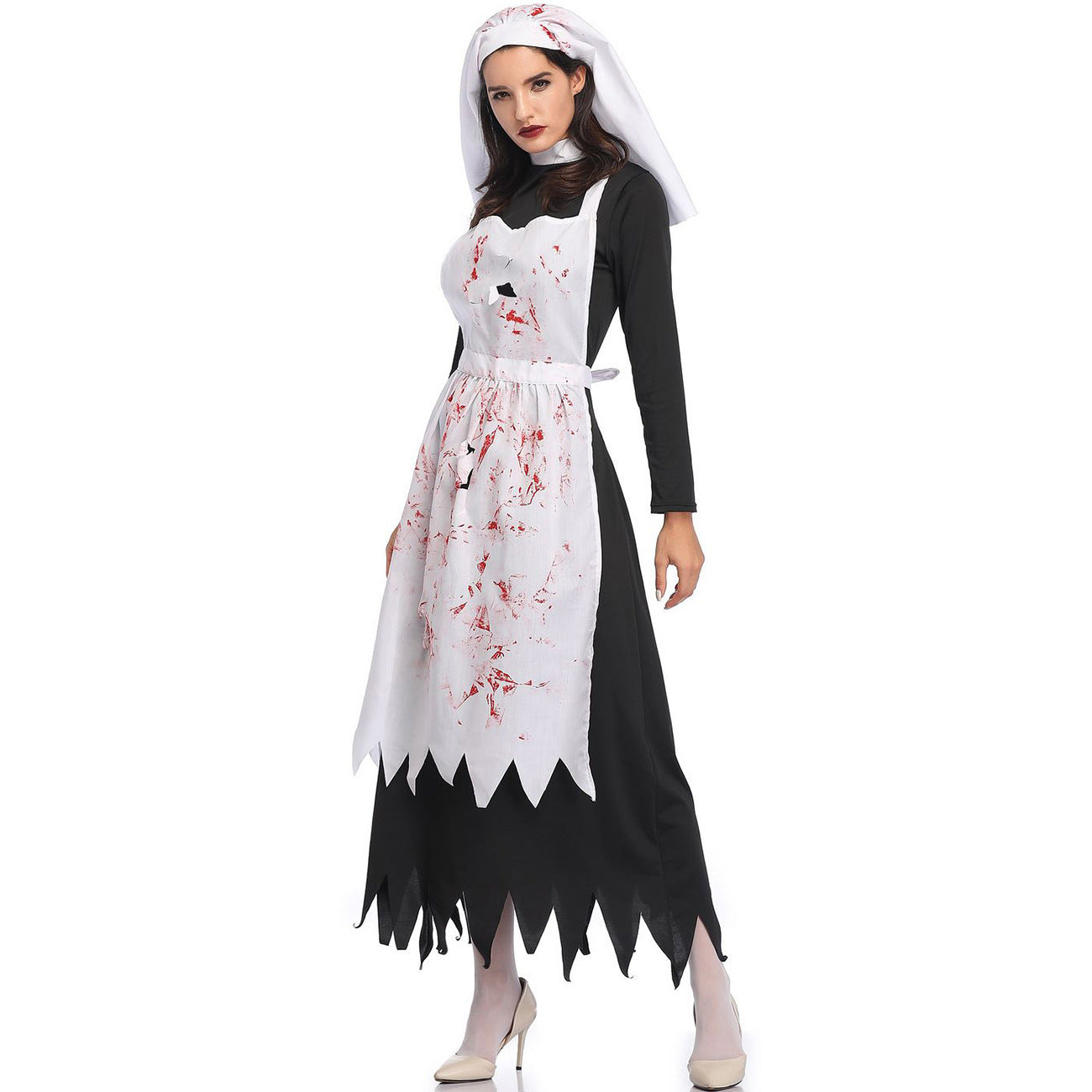 Halloween Nun Costume Dress