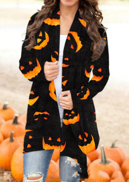 Halloween Women’s Digital Print Cardigan Jacket
