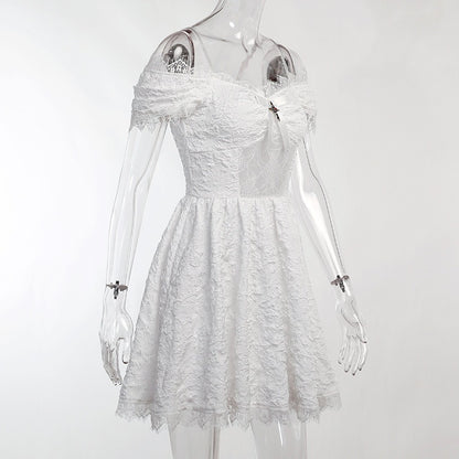 Dark Gothic Halloween Dress – Short Cosplay Outfit
