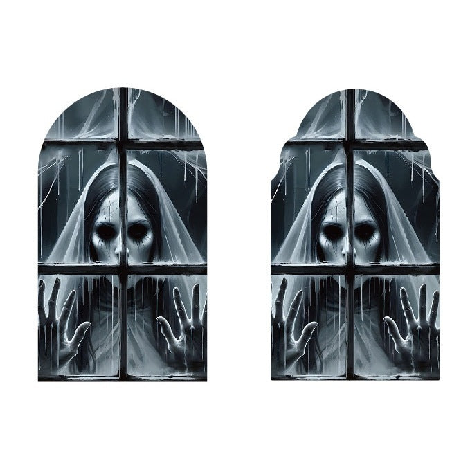 Halloween Ghost Holographic Mirror Decoration