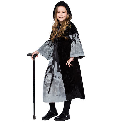 Halloween Kids Skeleton Ghost Costume