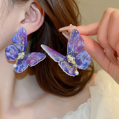 All-match Ear Studs Personalized Temperament Earrings Niche High Sense