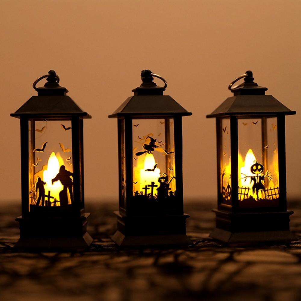 Spooky Halloween Pumpkin LED Lamp