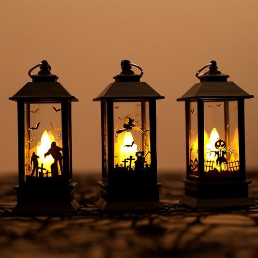 Spooky Halloween Pumpkin LED Lamp