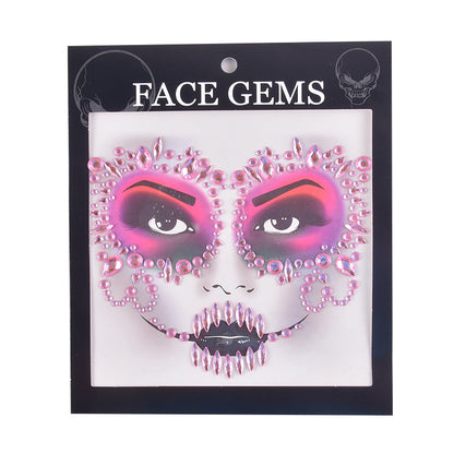 Halloween Face Tattoo Stickers
