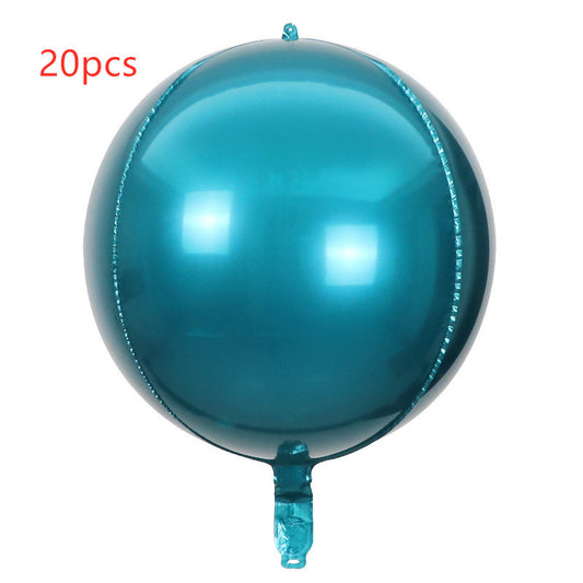 Bright 4D Foil Party Balloons – Reusable & Reflective Decor