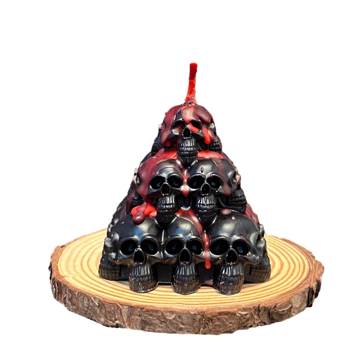 Halloween Skull Candle