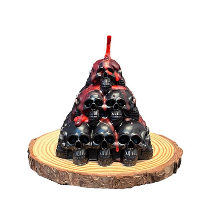 Halloween Skull Candle