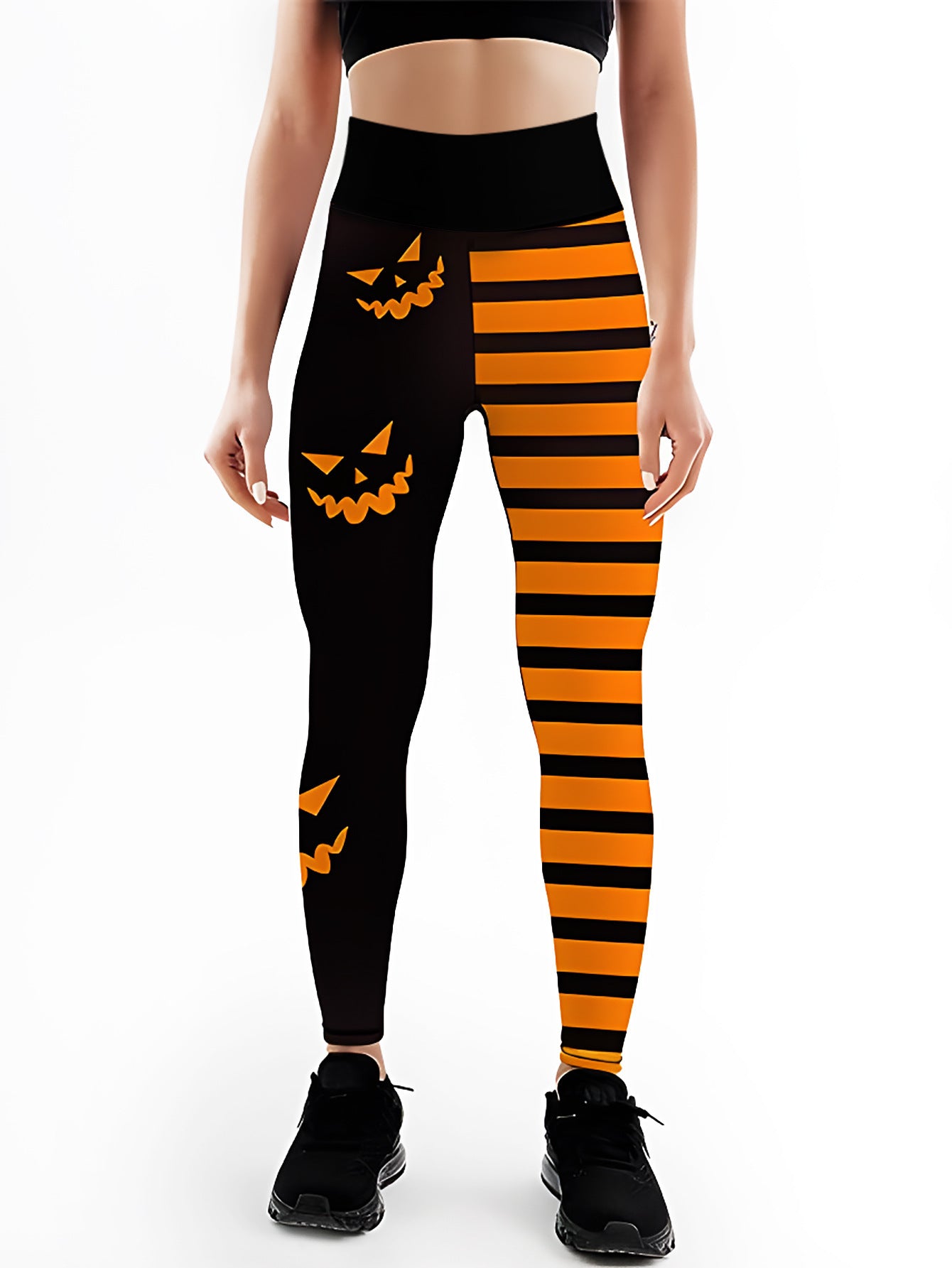 Halloween Printed Yoga Leggings for Women