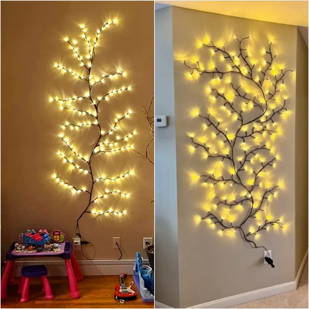 Tree Branch Wall Lights LED Decorative Warm Ambient Home Lighting EU Plug