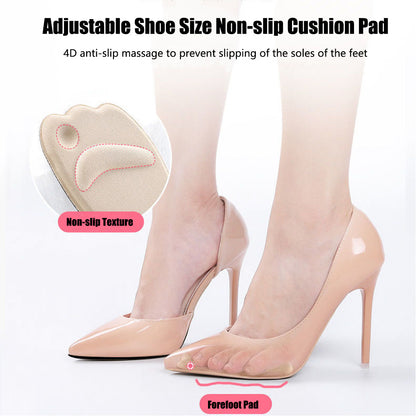 Forefoot Insert Pads for Heels Soft Cushion Insoles Pain Relief