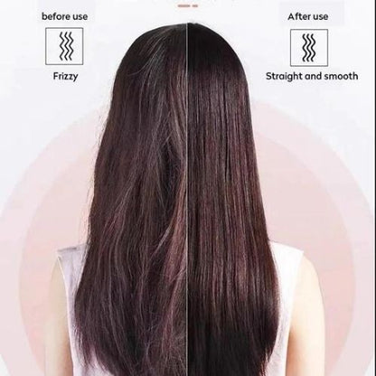 Hair Straightening Brush Electric Ionic Fast Heat Hair Straightener Comb