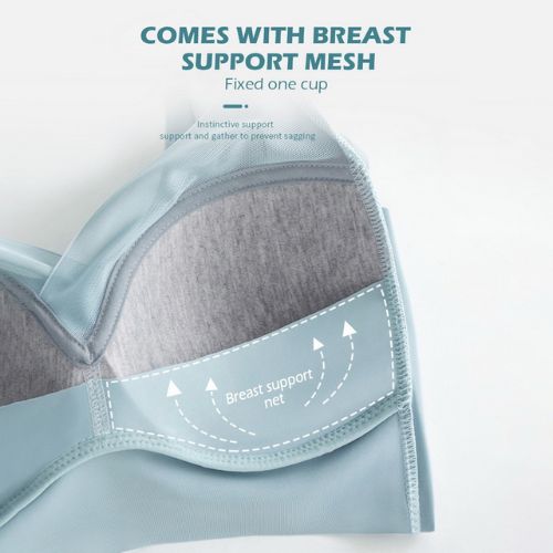 High Support Sports Bra Seamless Breathable Anti Bounce Workout Bra