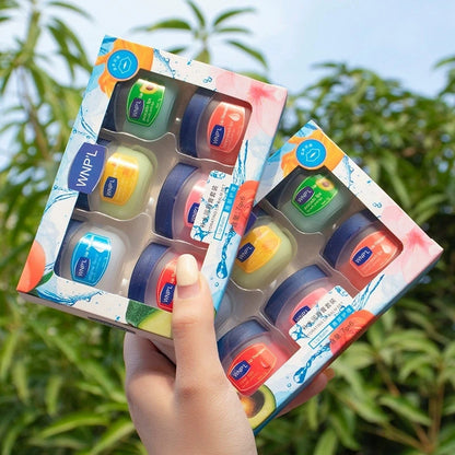 Hydrating Lip Balm Set 6pcs Natural Plant Moisturizing Lip Care Kit
