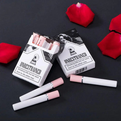 Cigarette Lipstick Set 4 Color Velvet Matte Mini Lip Kit Waterproof