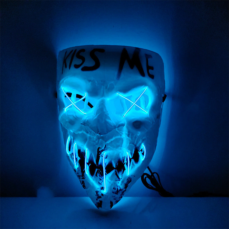 Halloween Luminous Tricky Face Mask