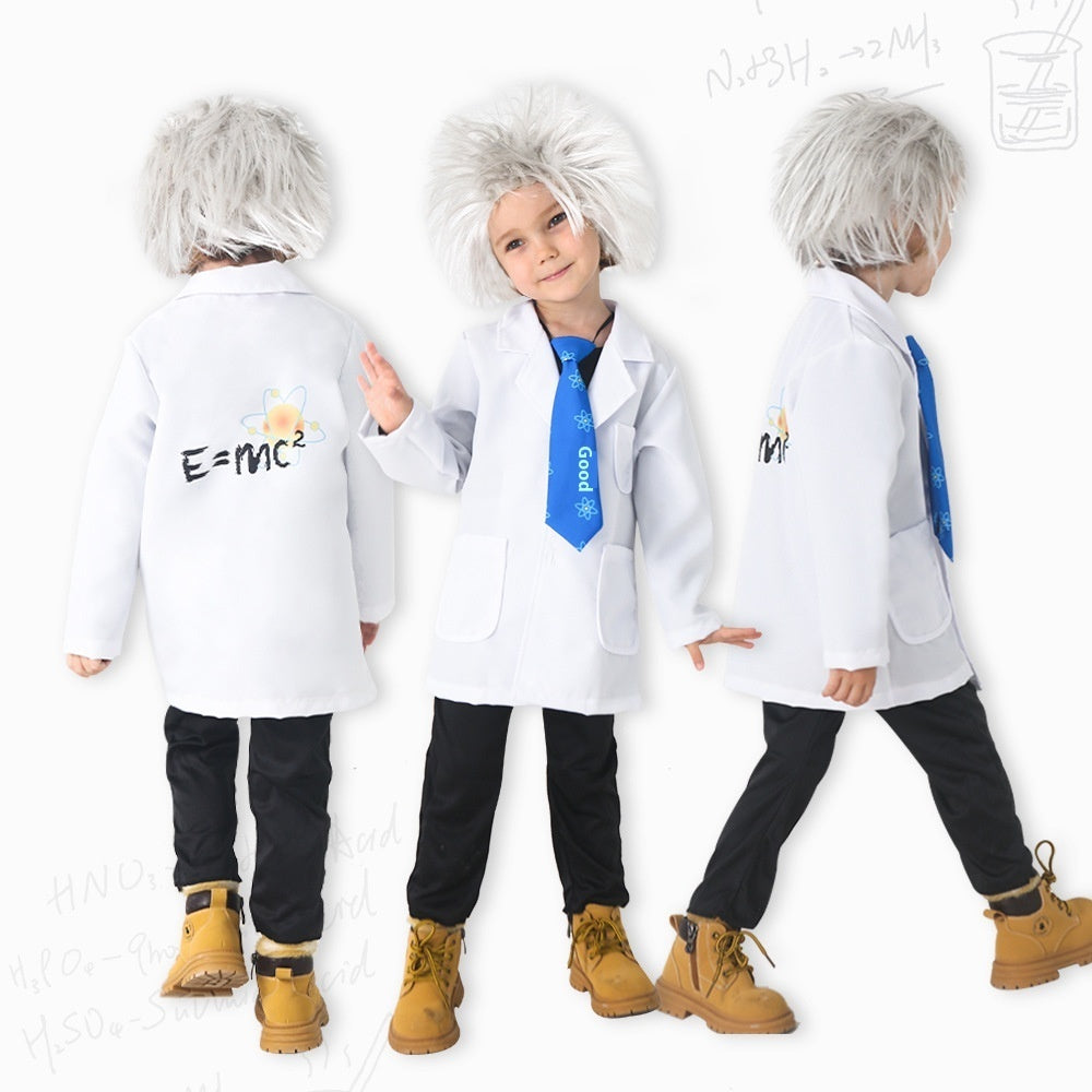Children’s Halloween Scientist Costume – White Coat Set