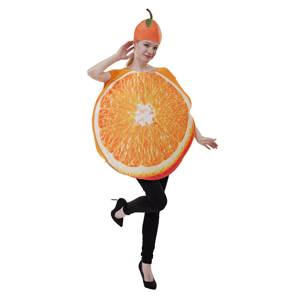 Halloween Orange Fruit Slice Costume